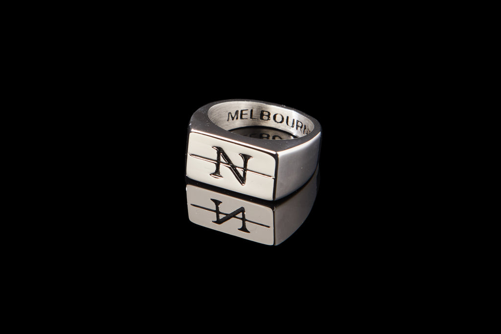 The Never Signet Ring - Silver