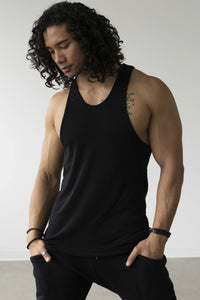 Drape singlet - Black